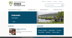Desktop Screenshot of dokka.vgs.no
